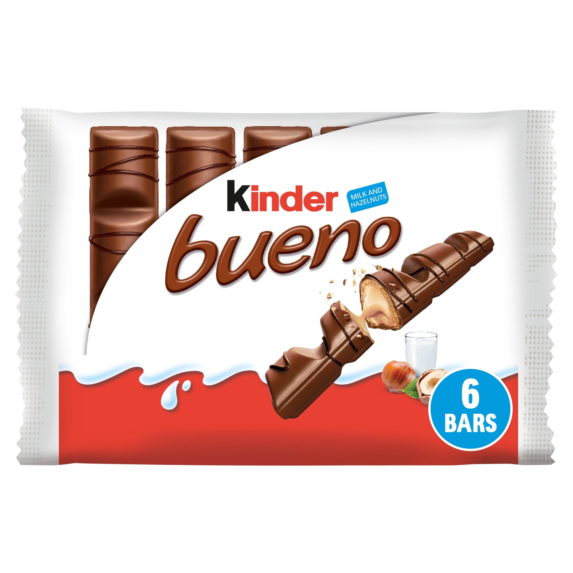 Kinder Bueno Milk & Hazelnut Chocolate Bars Multipack 3 X 43g — image 1