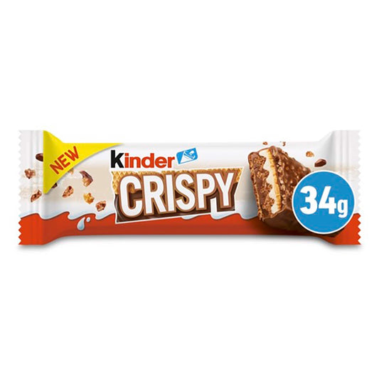 Kinder Crispy Wafer, Chocolate & Hazelnut Bar 34g — image 1