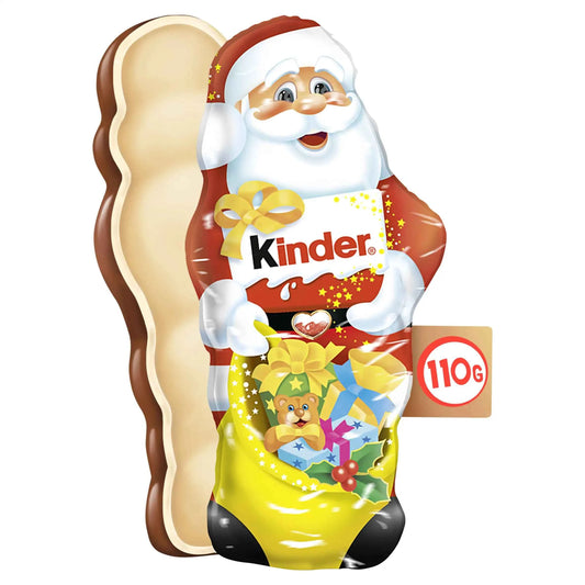 Kinder Milk Chocolate Santa 110g — Great British Imports