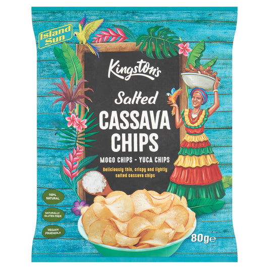 Kingston's Salted Cassava Chips 80g — image 1