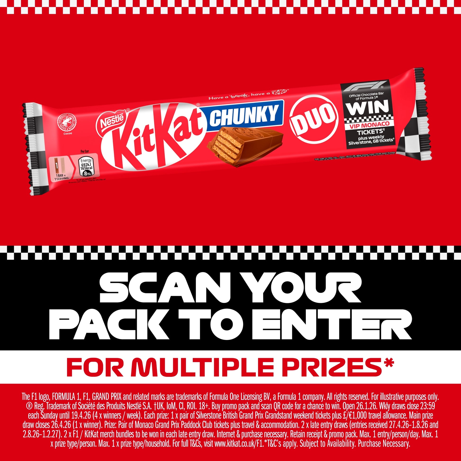 Kit Kat Chunky Duo Milk Chocolate bar 64g — image 3