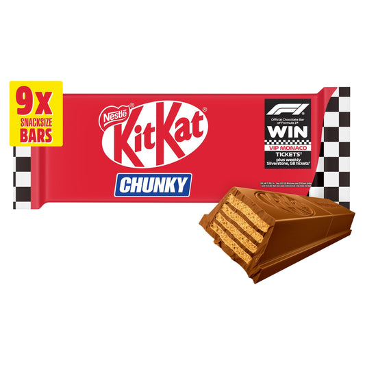 Kit Kat Chunky Milk Chocolate Bar Multipack 32g 9 Pack — image 1