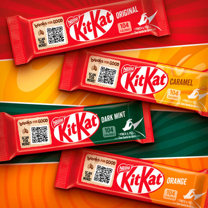 KitKat 2 Finger Chocolate Orange Biscuit Bars 12 Pack Multipack 248.8g — image 4