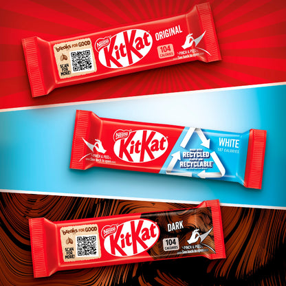 KitKat 2 Finger Milk Chocolate Biscuit Bars 12 Pack Multipack 248.8g — image 4