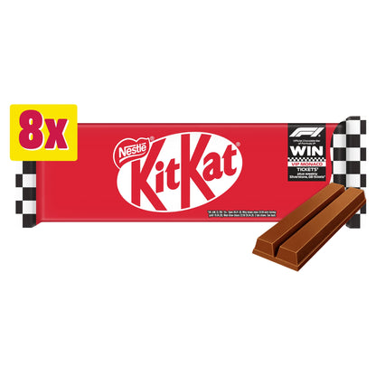 KitKat 2 Finger Milk Chocolate Biscuit Bars 8 Pack Multipack 165.6g — image 1
