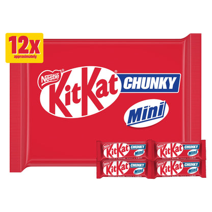 KitKat Chunky Mini Milk Chocolate Bars 12 Pack Multipack 194g — image 1