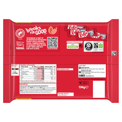 KitKat Chunky Mini Milk Chocolate Bars 12 Pack Multipack 194g — image 2