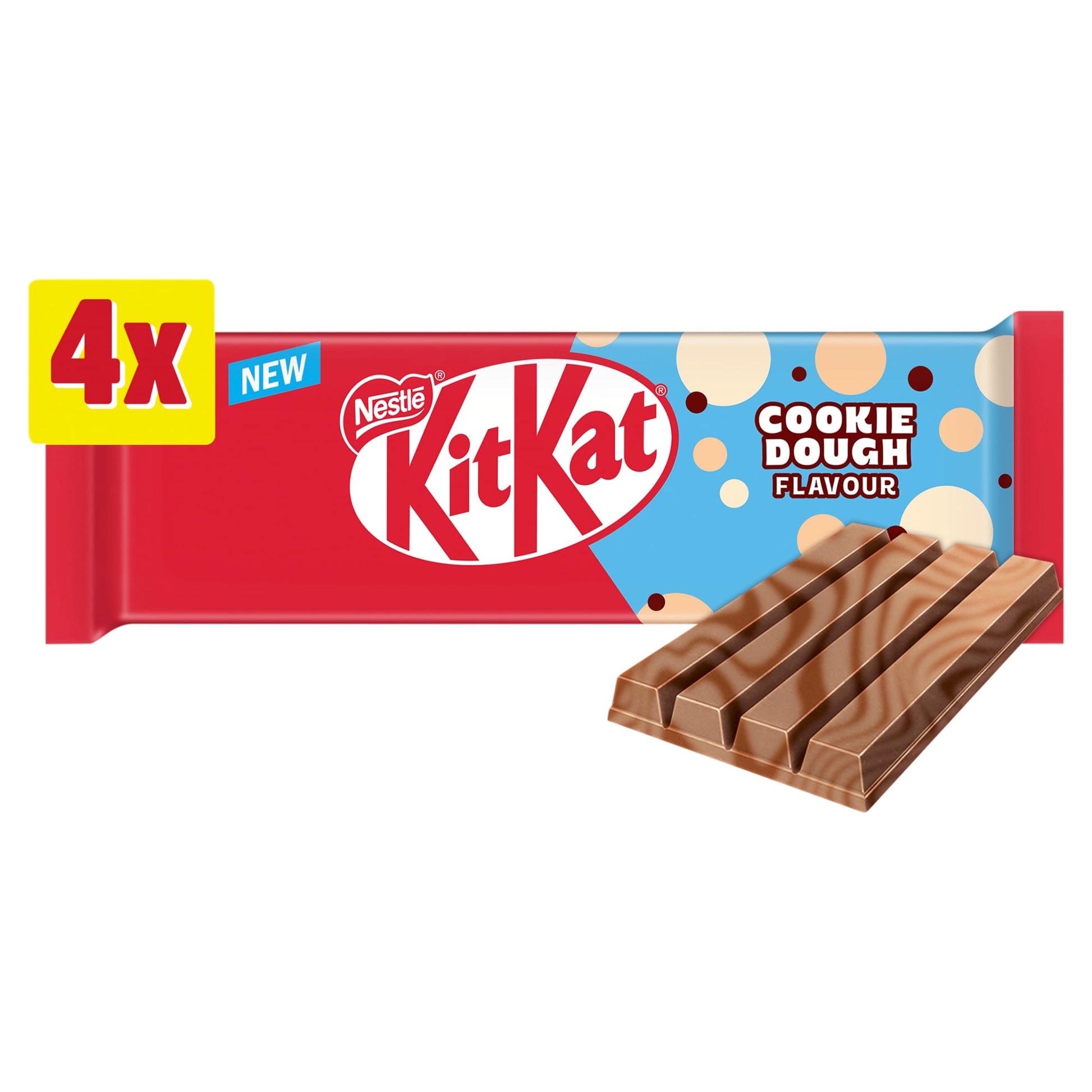 KITKAT Cookie Dough Flavour Chocolate Bar 4x41.5g — image 1