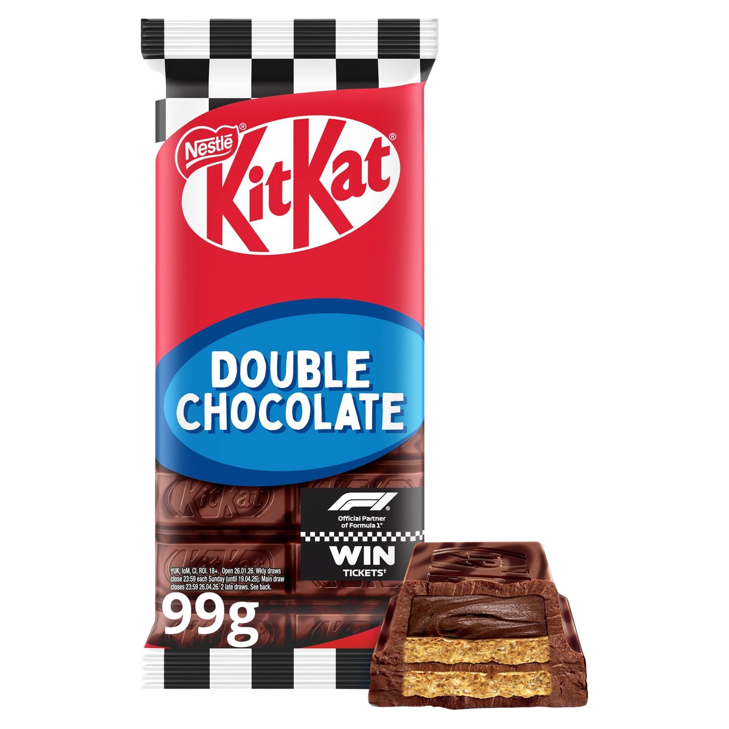 KitKat Double Chocolate Sharing Bar 99g — image 1