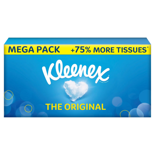 Kleenex Original Tissues MEGA Box 75% more tissues 112 Sheets — image 1