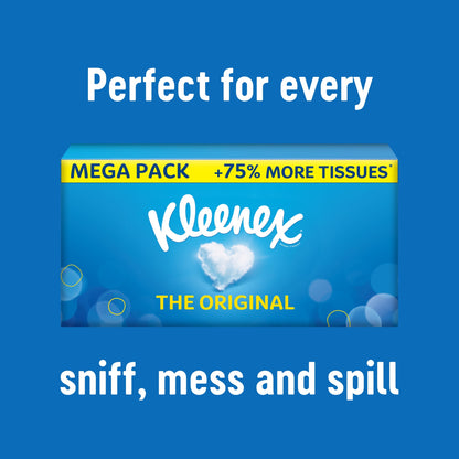 Kleenex Original Tissues MEGA Box 75% more tissues 112 Sheets — image 2