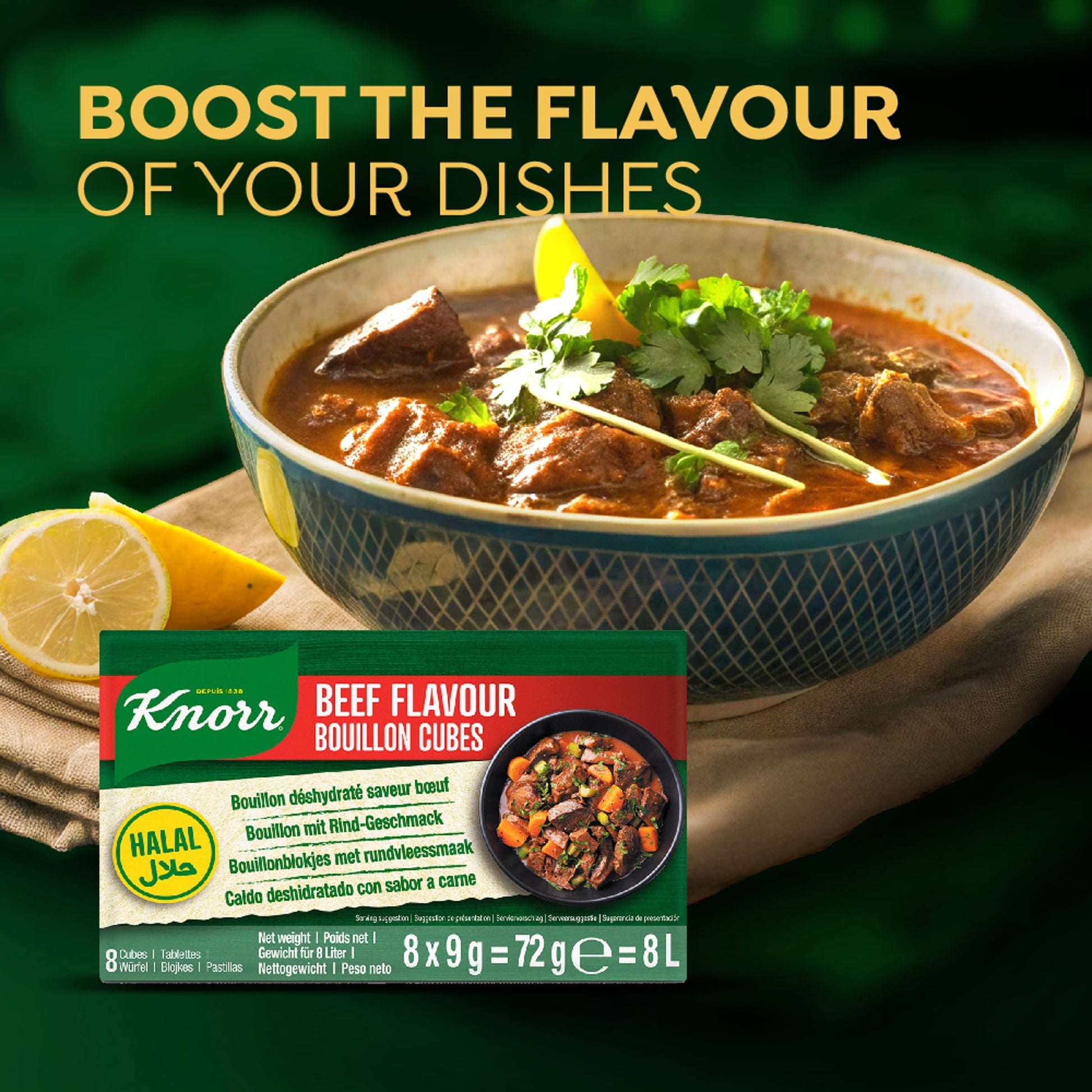 Knorr Bouillon Cubes Beef Flavour 8x9g — image 2