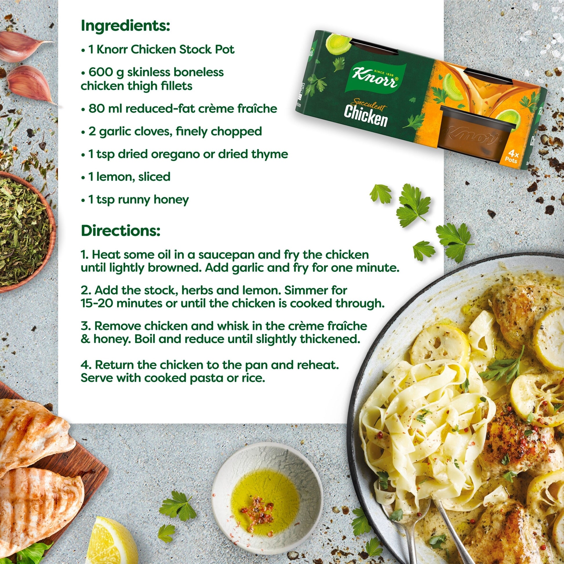 Knorr Chicken Stock Pot 4 x 28g — image 3