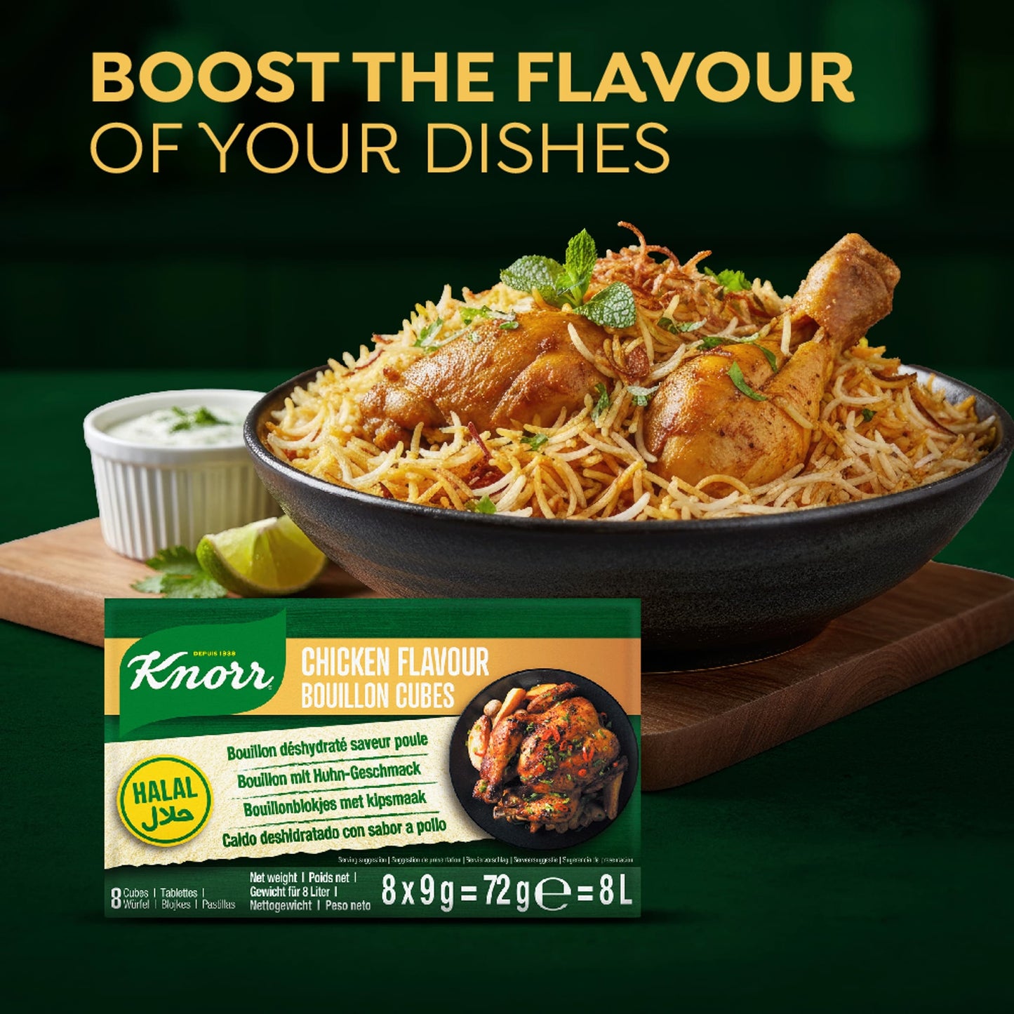Knorr CKN Bouillon Stock Cubes 8 Pk 72g — image 2