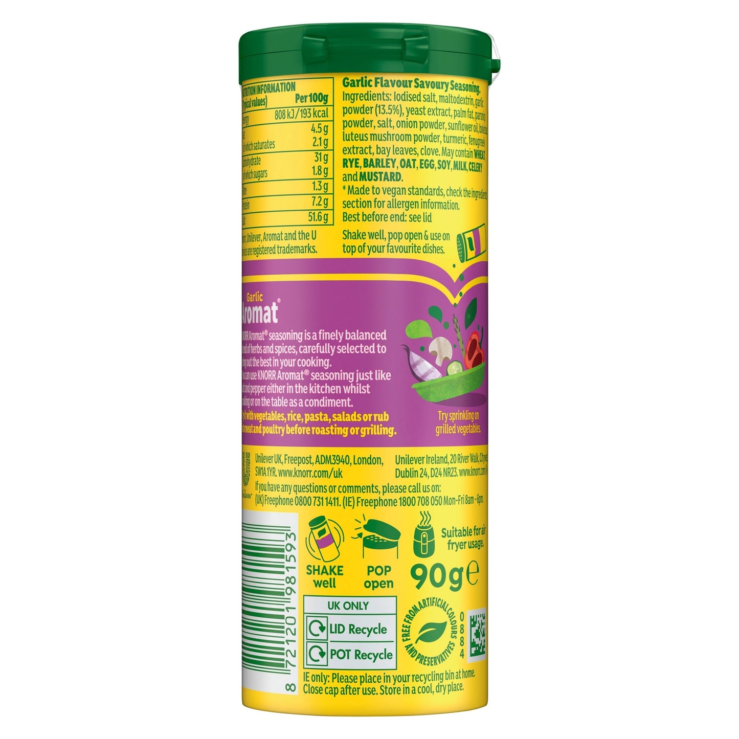 Knorr Garlic Aromat 90G — image 3