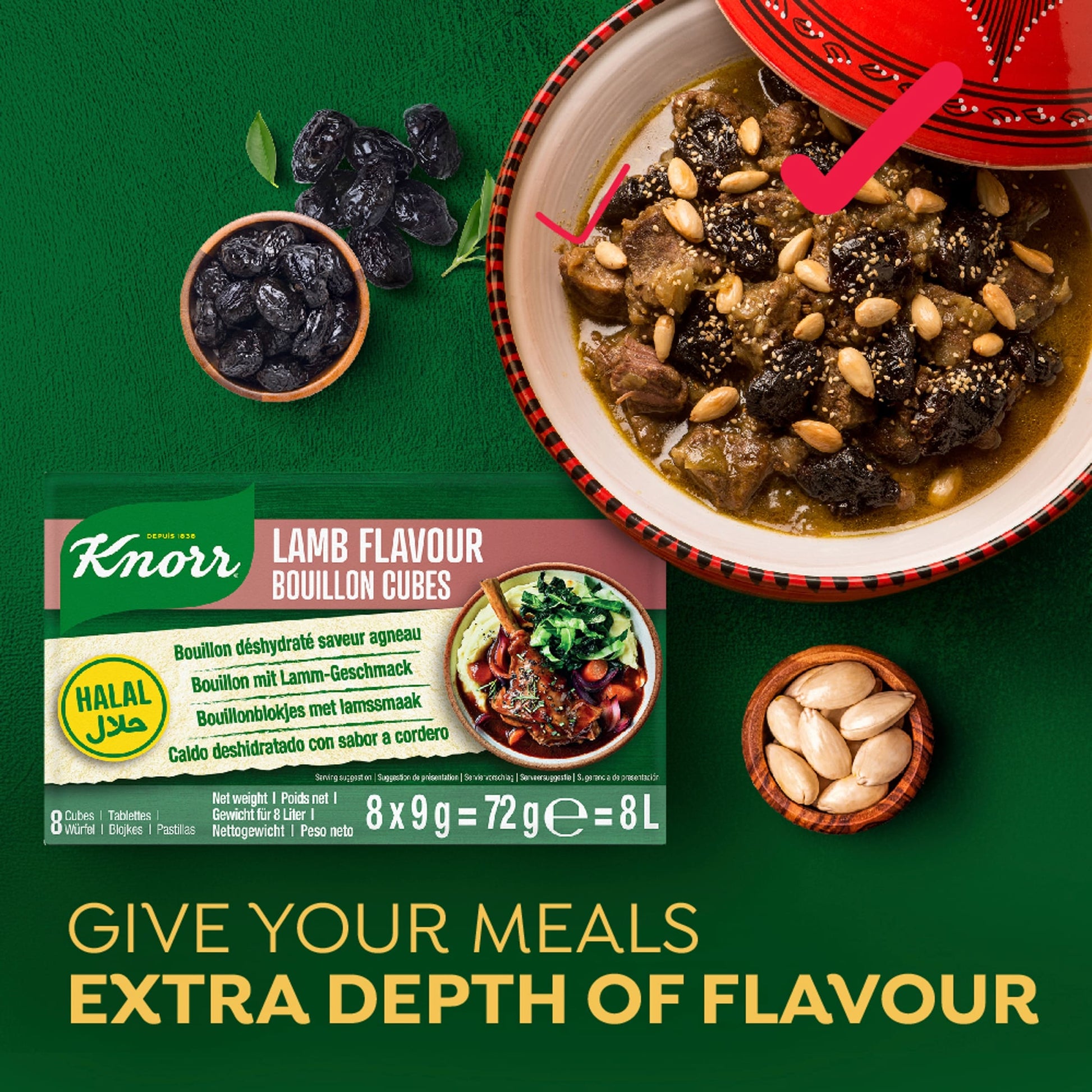 Knorr Lamb Bouillon Stock Cubes 8 Pk 72g — image 3