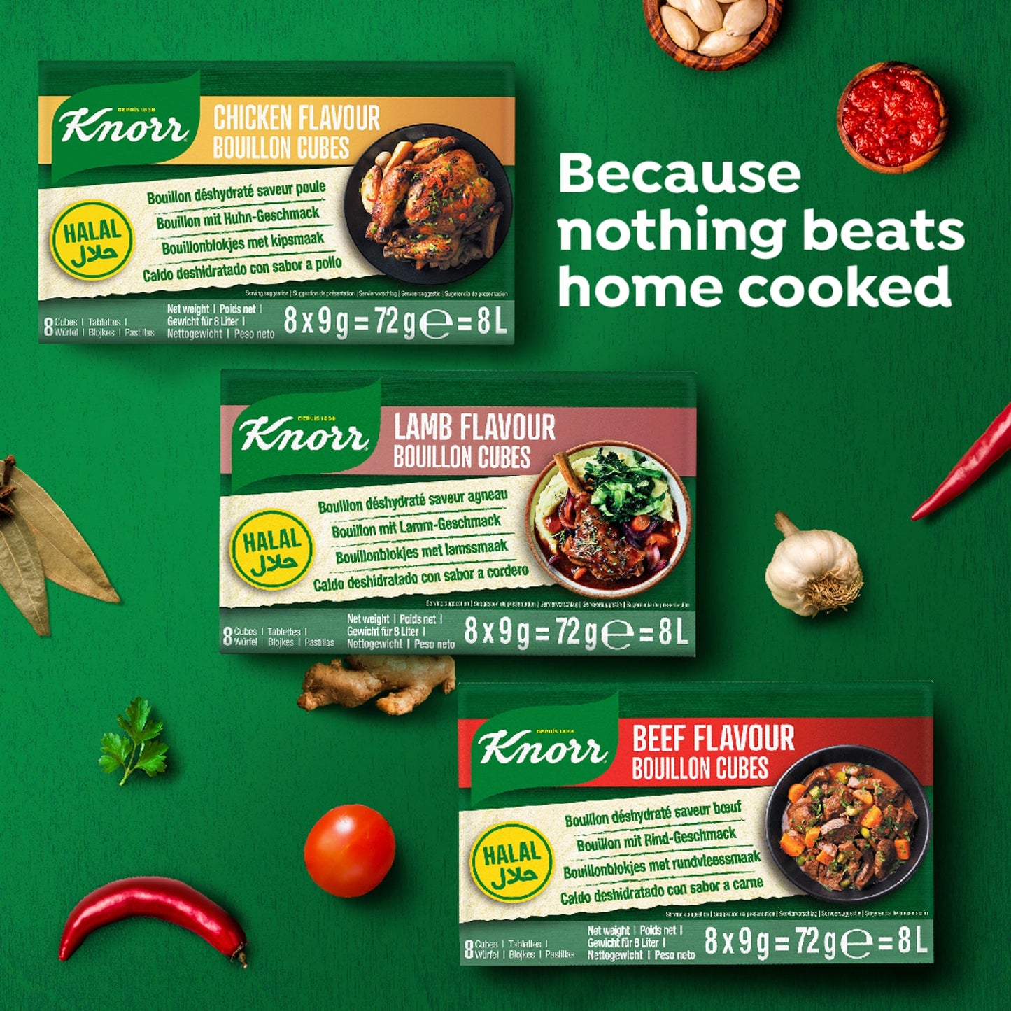 Knorr Lamb Bouillon Stock Cubes 8 Pk 72g — image 4