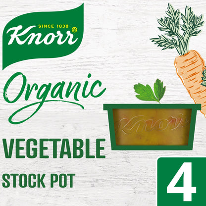 Knorr Organic Vegetable Stock Pot 4x26g — image 1