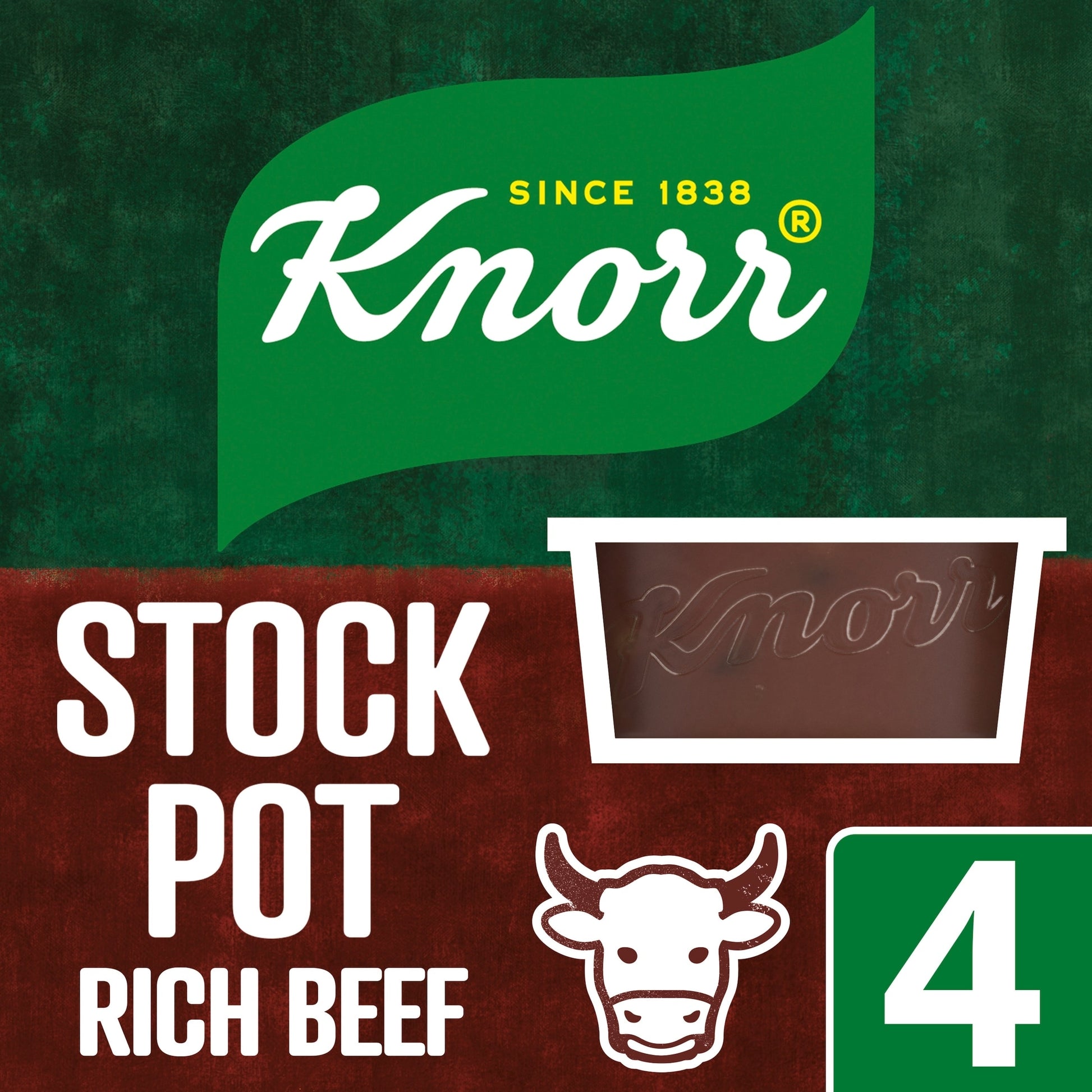 Knorr Rich Beef Stock Pot 4 x 28g — image 1