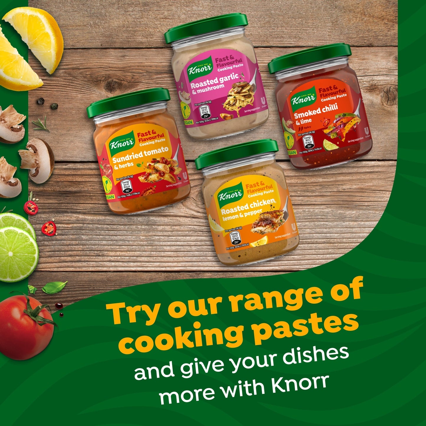 Knorr Roasted Chicken, Lemon & Pepper Cooking Paste 165g — image 3