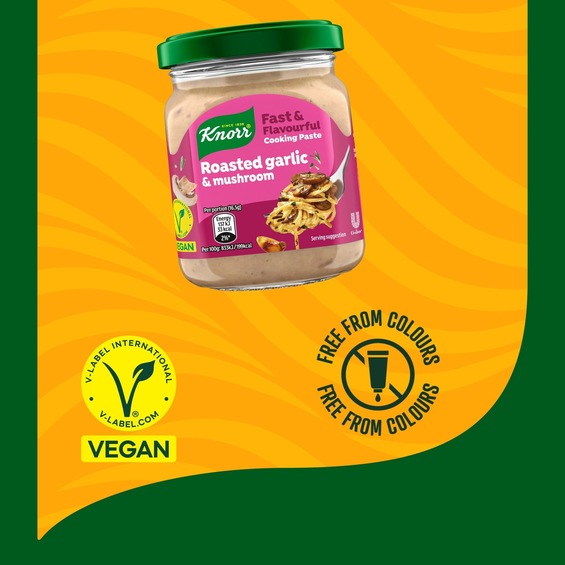 Knorr Roasted Garlic & Mushroom Cooking Paste 165g — image 2