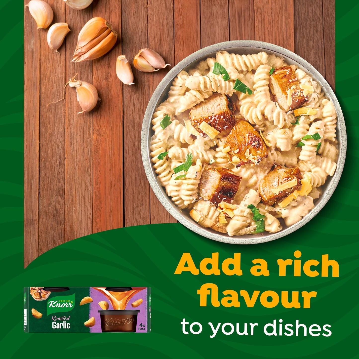 Knorr Roasted Garlic Stock Pot 4x28g — image 2