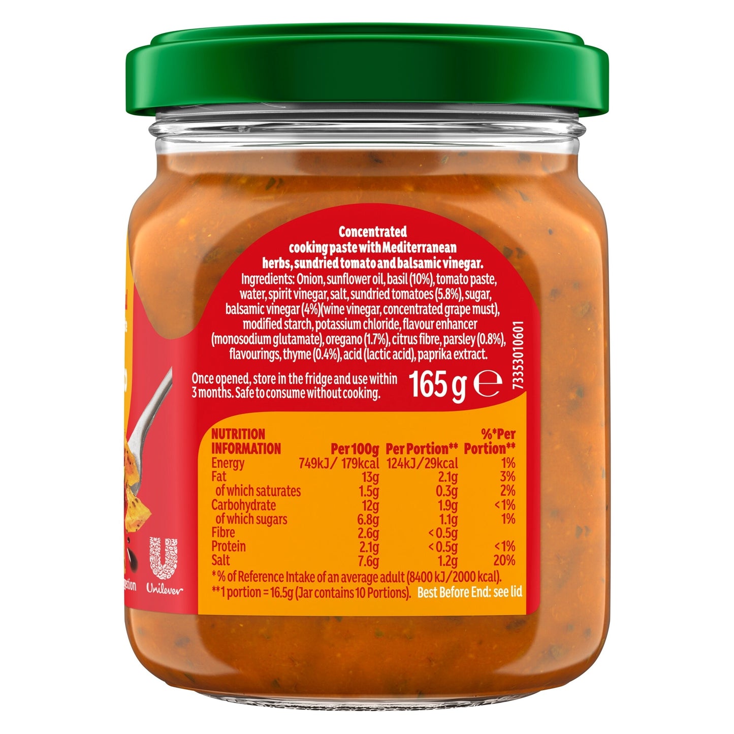 Knorr Sundried Tomato & Herbs Cooking Paste 165g — image 2