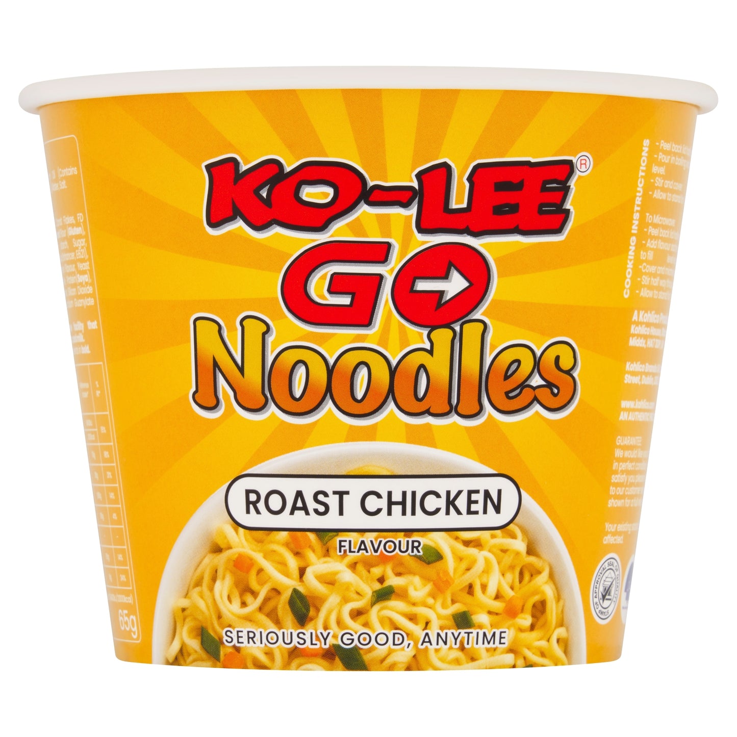 Ko-Lee Go Noodles Roast Chicken 65G — image 1