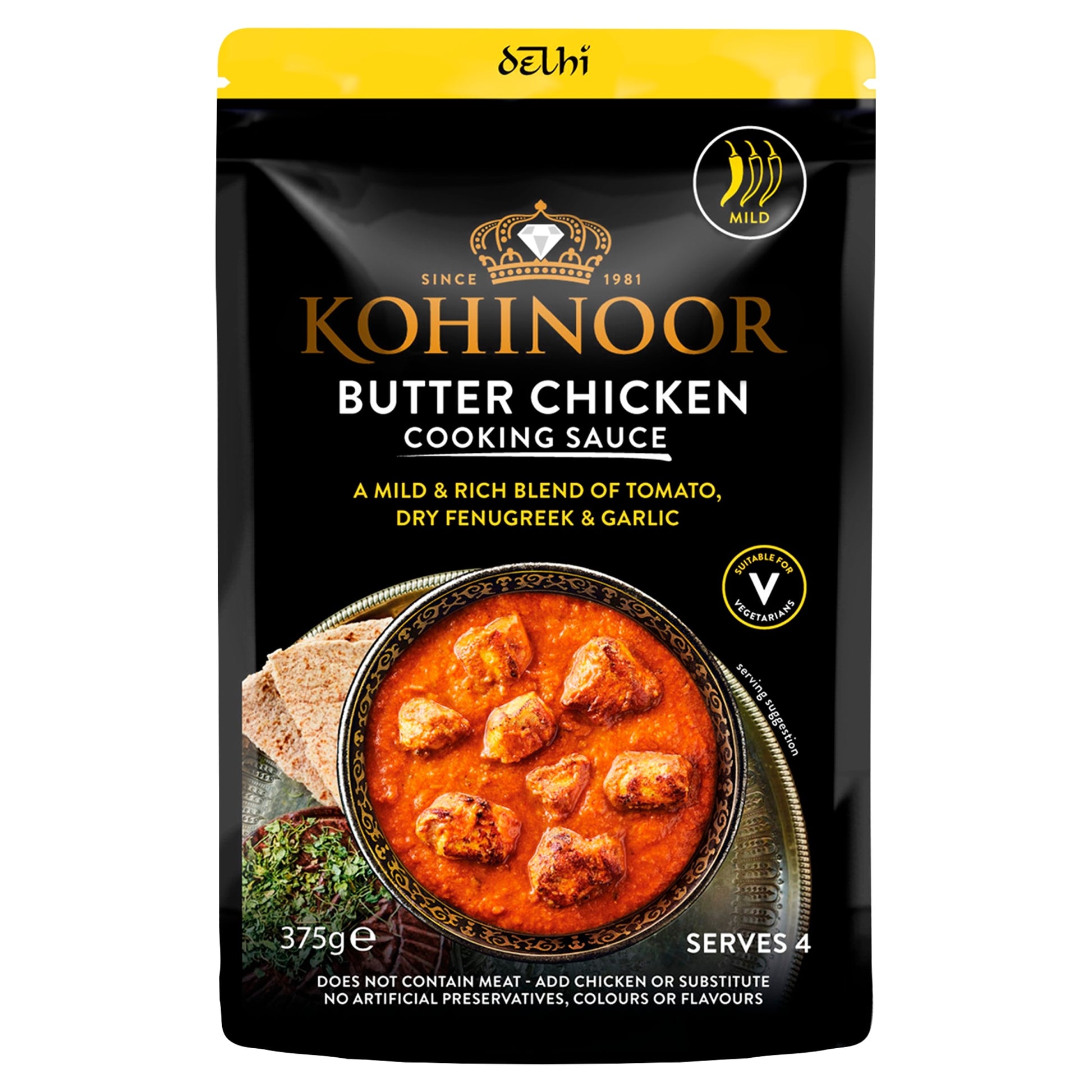 Kohinoor Delhi Butter Chicken Cooking Sauce 375G — image 1