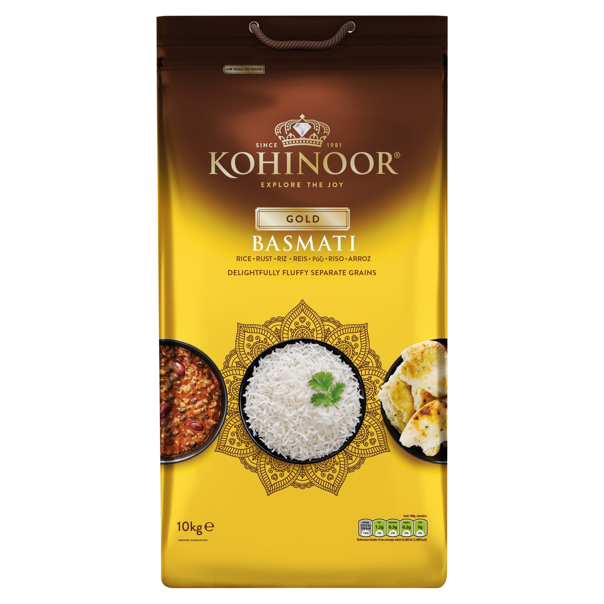 Kohinoor Gold Basmati Rice 10Kg — image 1