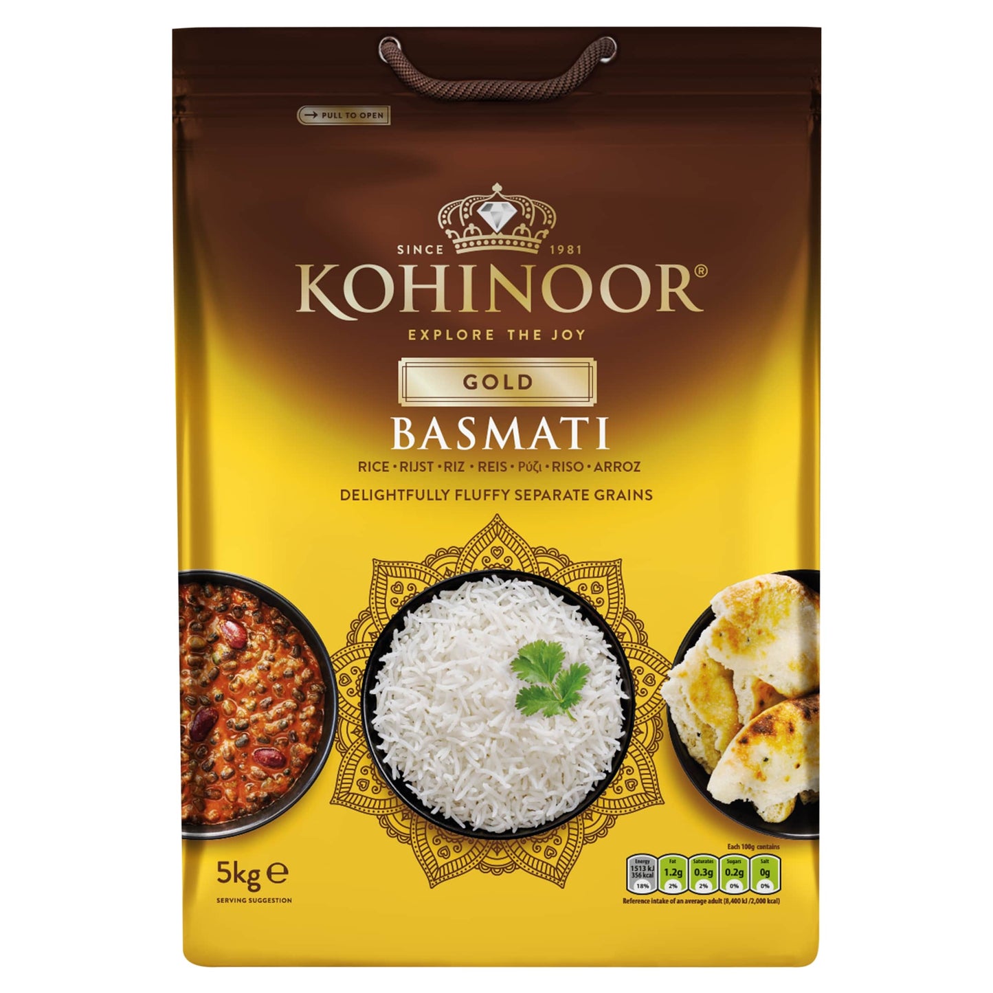 Kohinoor Gold Basmati Rice 5kg — image 1