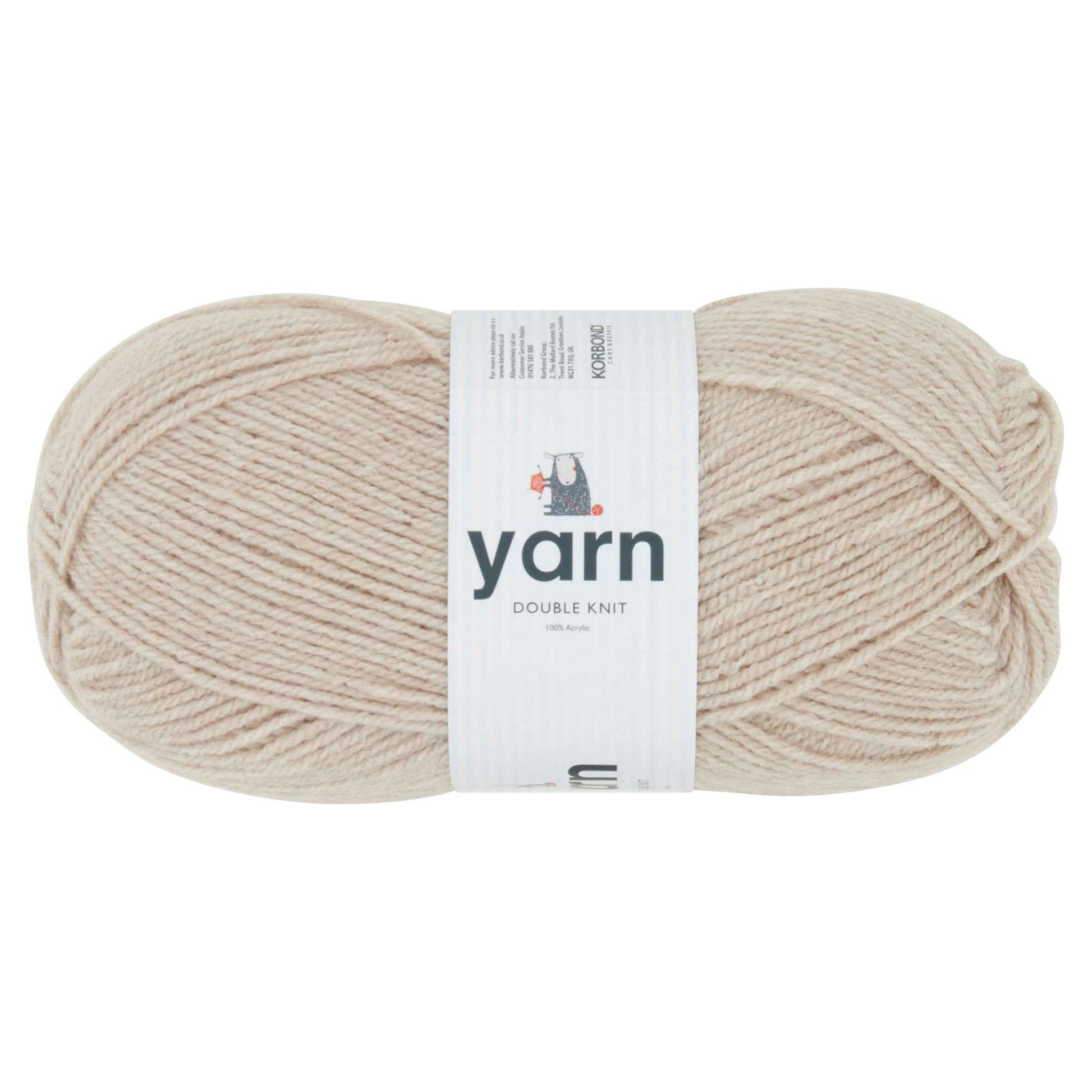 KORBOND Dark Knit Yarn Oatmeal