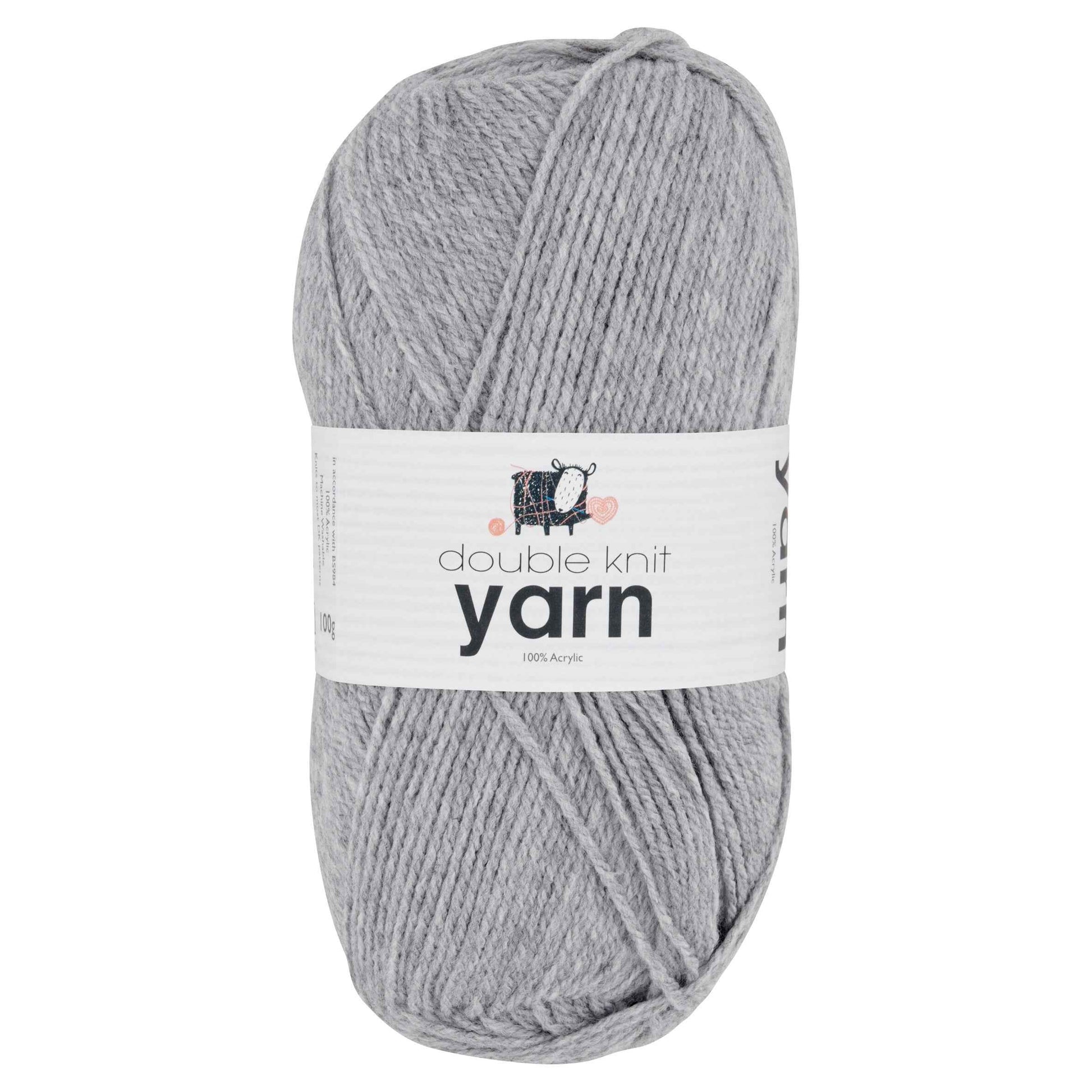 KORBOND Dk Yarn Light Grey 100g