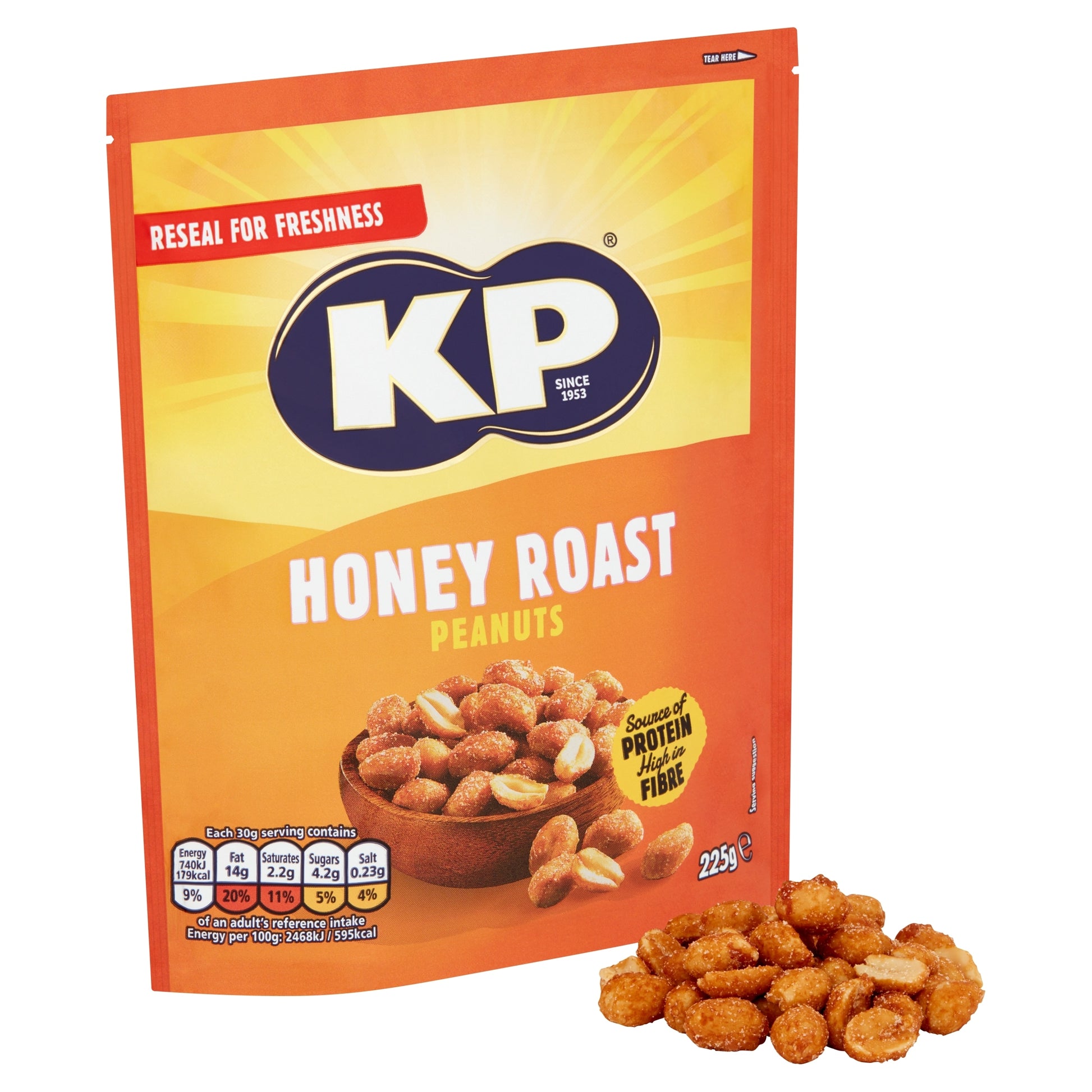 Kp Honey Roast Peanuts 225G — image 2