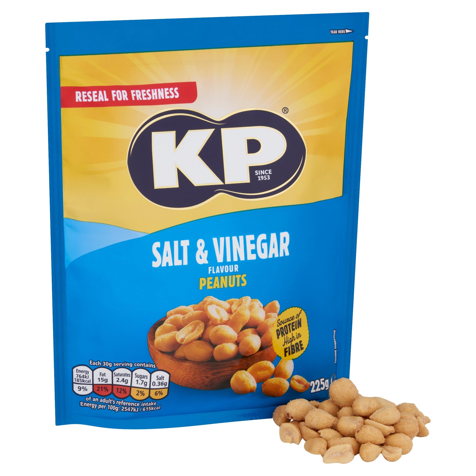 Kp Salt & Vinegar Peanuts 225G — image 2