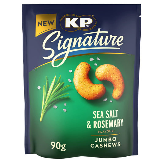 KP Signature Sea Salt and Rosemary Cashews 90g — image 1