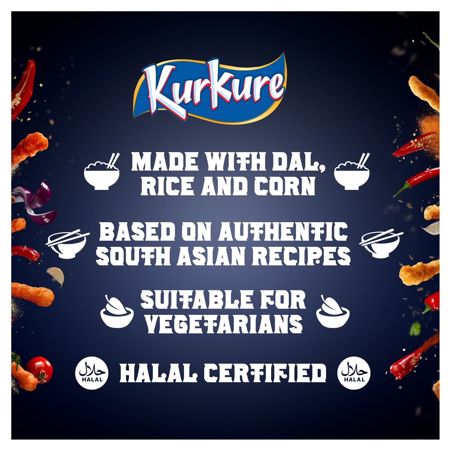 Kurkure Masala Munch Sharing Bag Crisps 100g — image 3