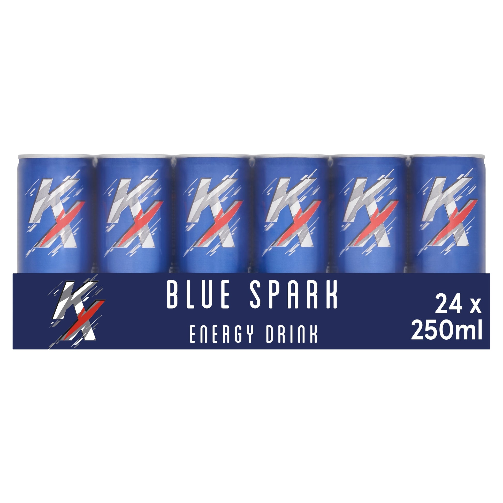 KX Blue Spark Energy Drink 24x250ml — image 1