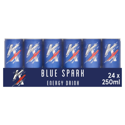 KX Blue Spark Energy Drink 24x250ml — image 1