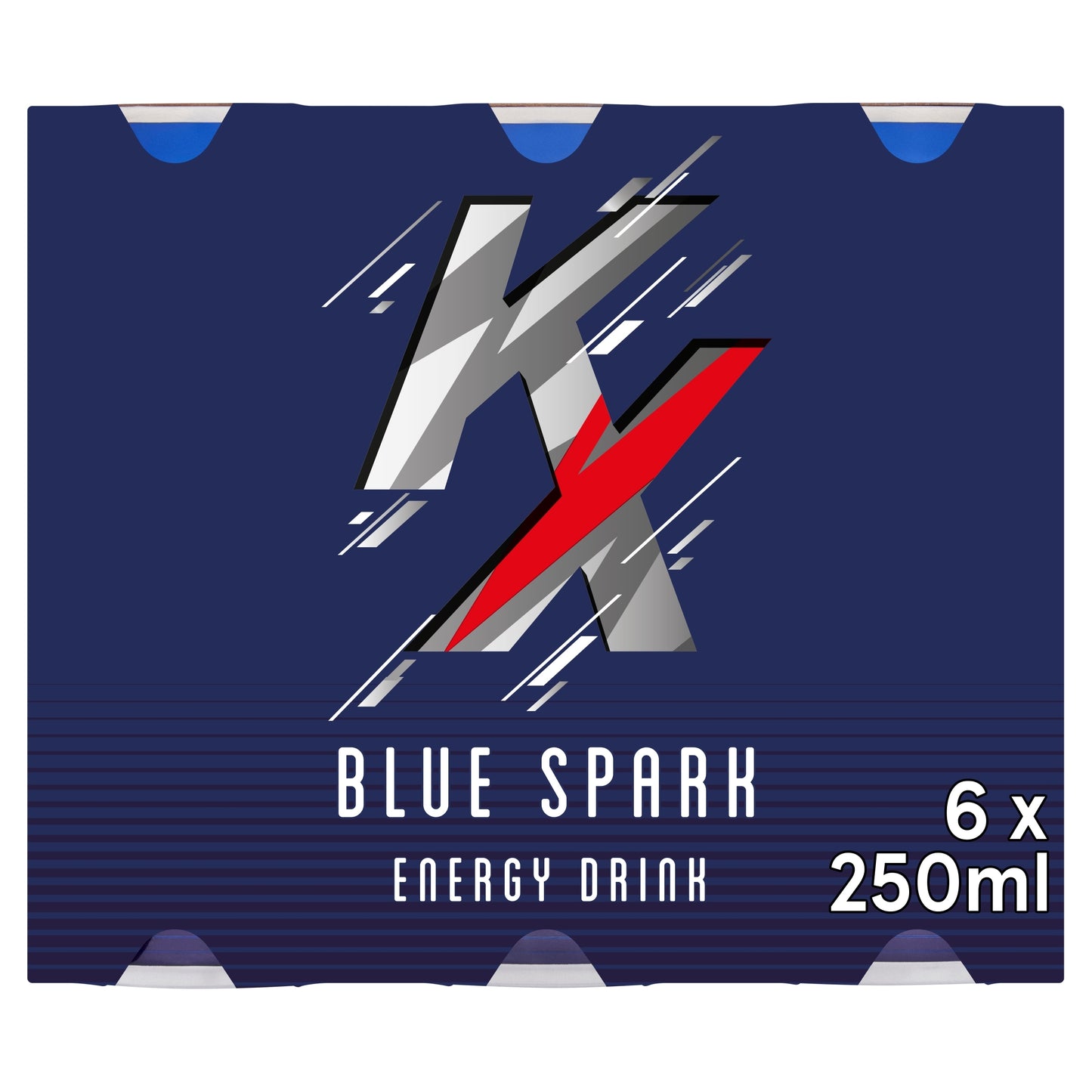 KX Blue Spark Energy Drink 6 x 250ml — image 1