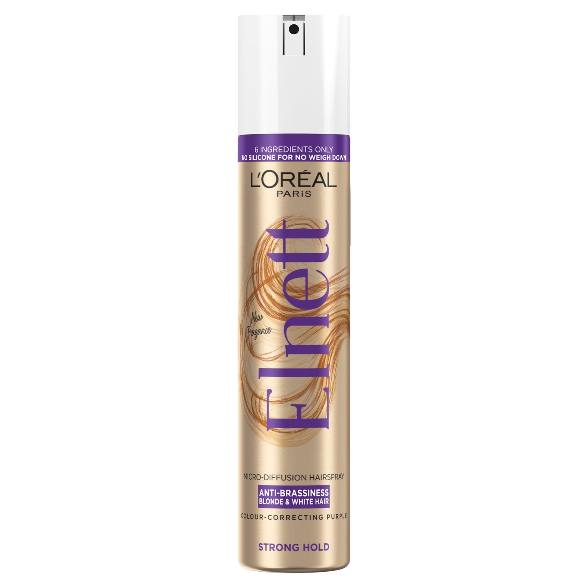 L'Oreal Elnett Anti-Brassiness Hair Spray 200ml — image 1