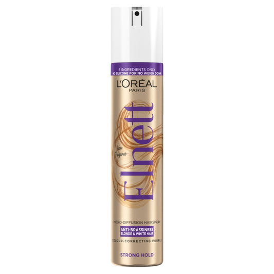L'Oreal Elnett Anti-Brassiness Hair Spray 200ml — image 1