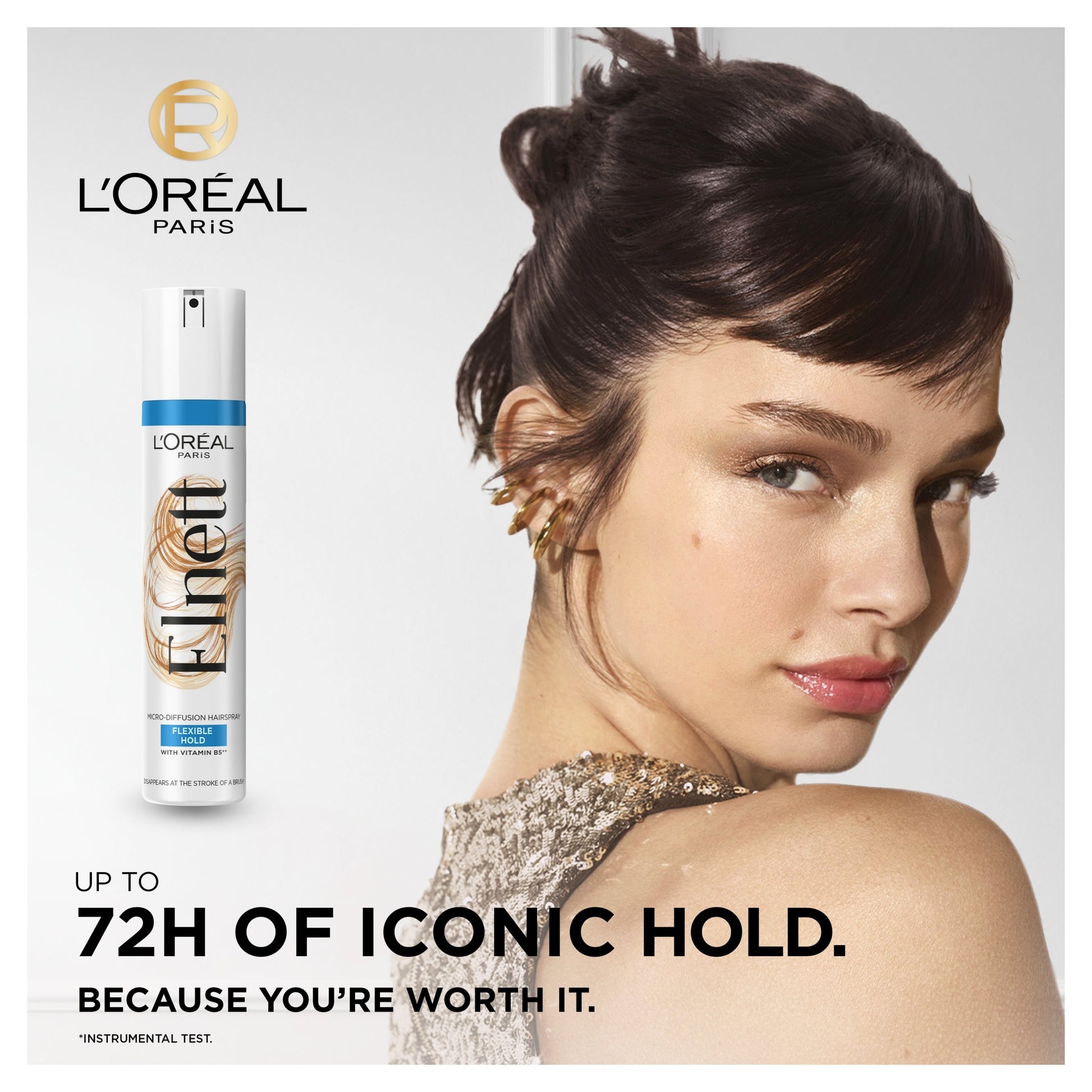 L'Oreal Elnett Flexible Hold Hair Spray 400ml — image 2