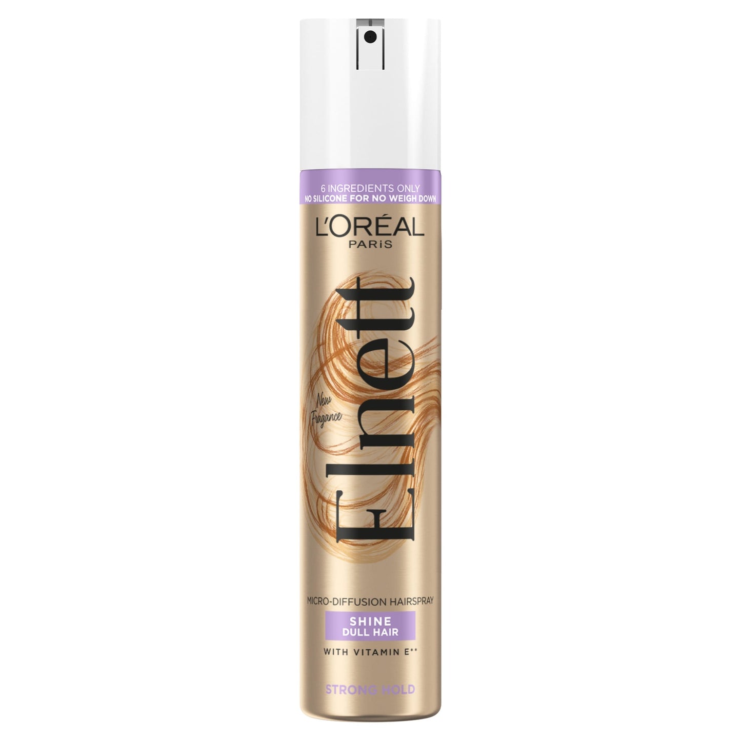 L'Oreal Elnett Shine Strong Hold Hair Spray 200Ml — image 1