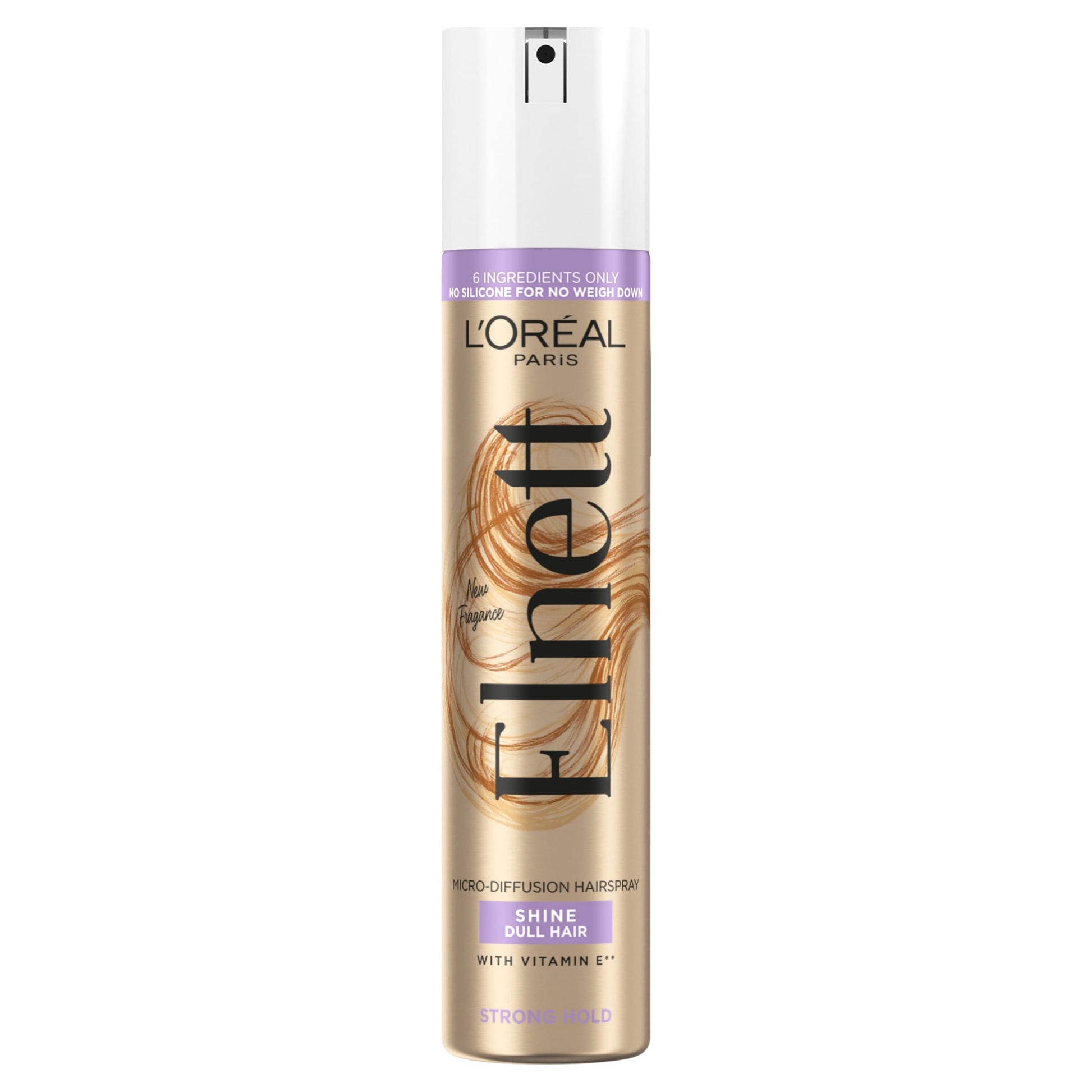 L'Oreal Elnett Shine Strong Hold Hair Spray 200Ml — image 1