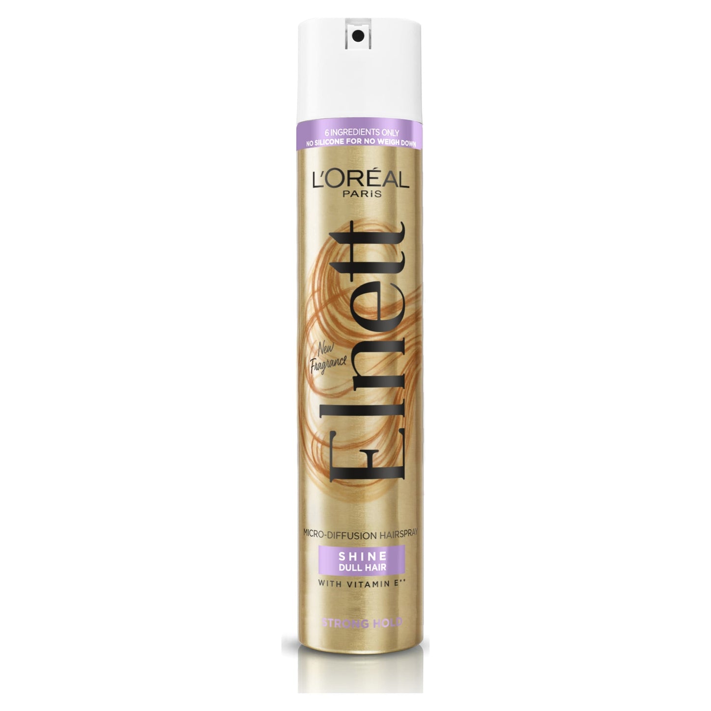 L'Oreal Elnett Shine Strong Hold Hair Spray 400Ml — image 1