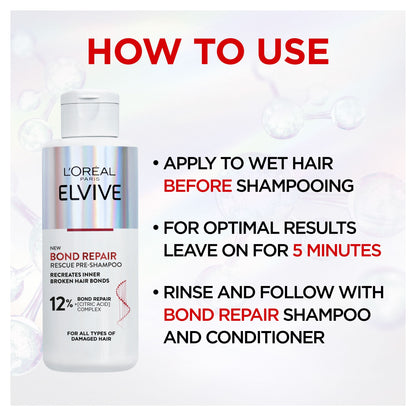 L'oreal Elvive Bond Repair Pre Shampoo 200ml — image 3