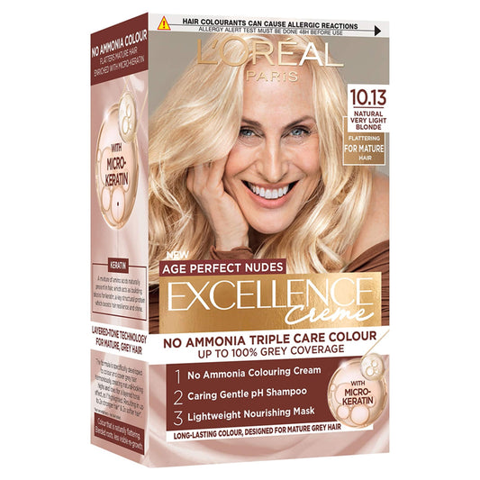 L'Oreal Excellence Age Perfect Nudes 10.13 Natural Very Light Blonde Permanent Hair Colour — image 1