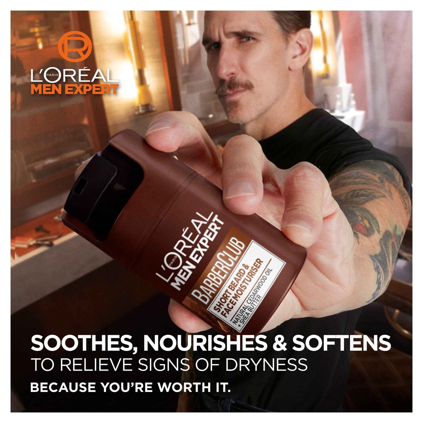 L'oreal Men Expert Barber Club Beard And Skin Moisturiser Cedarwood
