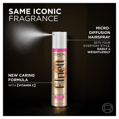 L'Oreal Paris Elnett Volume Strong Hold Hair Spray 400Ml — image 3